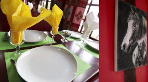 Restaurant Le Cheval Bai entre : Monnai, Bernay, Alençon, L'Aigle, Sées Vimoutiers, Gacé, Lisieux et Falaise.